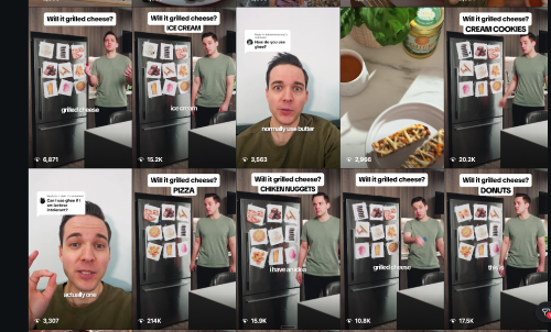 Instagram Reels grid featuring 4th & Heart content.
