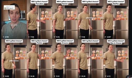Second Instagram Reels grid showing 4th & Heart content results.